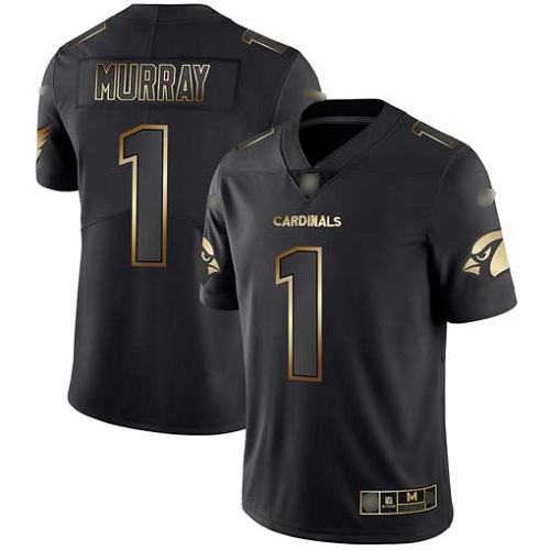 Arizona Cardinals Limited Black Gold Men Kyler Murray Jersey NFL Football 1 Vapor Untouchable